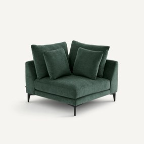 Hoekbank in polyestermix, MODERNISTE, ontwerp Emmanuel Gallina