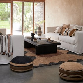 Bank met afneembare hoes, 3, 4 zits, katoen en linnen, Noni