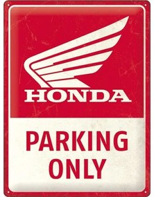 Metalen bord Honda Parking Only