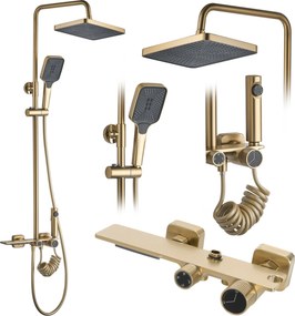 Doucheset REA Helix Gold Brush