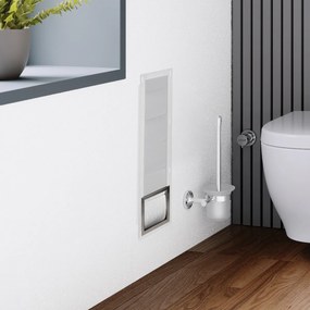 Sanigoods Rio inbouw reserve rolhouder inzetstuk RVS