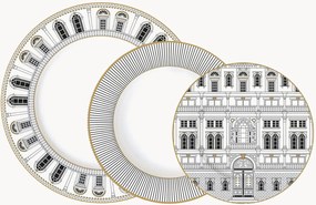 Porseleinen servies Palazzo, 6 personen, 18-delig