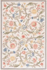 Handgeweven wollen vloerkleed Eira Traditional