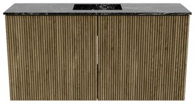 Mondiaz Joya DLux 80cm toiletmeubel dusk met wastafel faye midden 1 kraangat lava