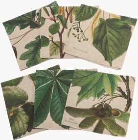 Linnen servetten Trees, 6-delig