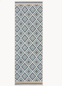 Vlak geweven in- & outdoor loper Zia Trellis