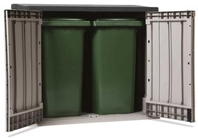 Toomax Stora way opbergbox plus XL 1270 liter - taupe donker grijs