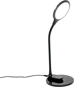 Tafel- en wandlamp zwart incl. LED met touch dimmer- Joni