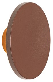 Moderne buiten wandlamp roestbruin incl. LED IP54 - Skyf