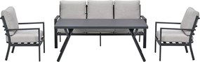 Garden Impressions Senja lounge dining set 4-delig - sandstone