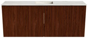 Mondiaz Joya DLux 100cm toiletmeubel ruby met wastafel faye midden 1 kraangat ostra