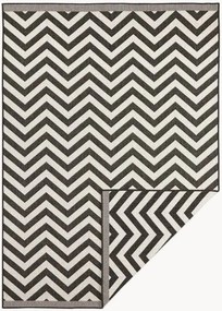 Omkeerbaar in- & outdoor vloerkleed Palma met zigzagpatroon