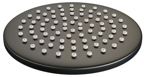 Brauer Black Carving opbouw regendouche met 20cm douchekop en staafhanddouche mat zwart