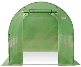 Groene folietunnel 2x4m metalen frame Garden Point