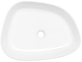 Kerra KR440 waskom organisch glans wit 36x48.5x13cm