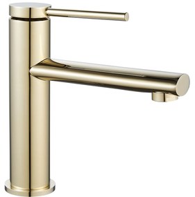 Wastafelkraan Rea Oval Gold Low