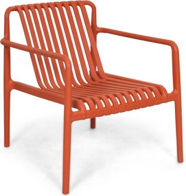 Tuinstoel stapelbaar Kunststof Oranje Domani Furniture Alba terra