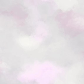Noordwand Good Vibes Behang Paint Clouds roze en grijs