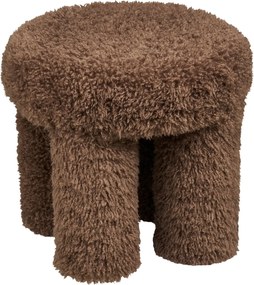 Gisborne Poef Fluffy - Brown