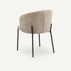 Tafelfauteuil in rupsfluweel, Kinna