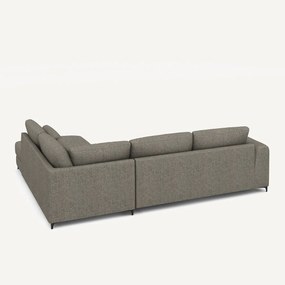 Omvormbare hoekbank rechts, tweed stof, Marsile