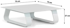 Chaise Loungeset Aluminium Wit 3 personen Santika Furniture Santika Sovita