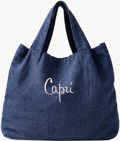Linnen strandtas Palma Capri