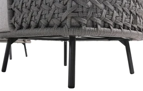 4 Seasons Outdoor Palacio 2,5-zits loungebank silvergrey SALE  Loungebank    antraciet weerbestendig