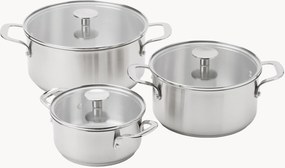 Kookpannen met deksel, 6-delig