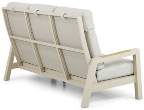 Stoel en Bank Loungeset 2 personen Aluminium Taupe  Lifestyle Garden Furniture Evora