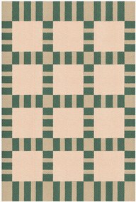 Handgeweven juten vloerkleed Korean Chives