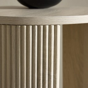 Moderne Bijzettafel Whitewash - 40 X 40cm.