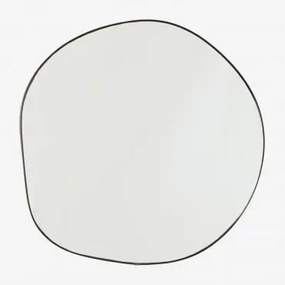 Onregelmatige Wandspiegel 60x60 Cm Rasmus Zwart - Sklum