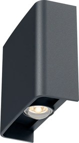 LED Wandlamp Brinton Victo - Antraciet 2W 11x10cm
