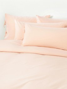 Gewassen perkal katoenen dekbedovertrek Leonie