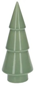 Kerstboompje, porselein, groen, groot