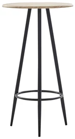 vidaXL 5-delige Barset kunstleer wit