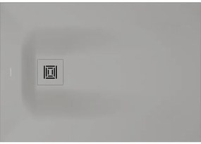 Duravit Sustano Douchebak - 100x70x3cm - Rechthoek - DuraSolid Grijs mat 720272630000000