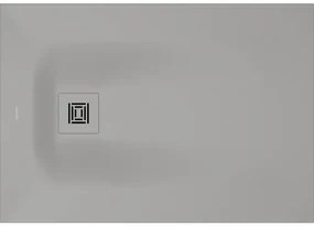 Duravit Sustano Douchebak - 100x70x3cm - Rechthoek - DuraSolid Grijs mat 720272630000000