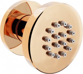 Mexen zijwand sproeikop opbouw, roze goud - 79361-60