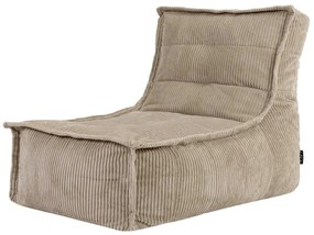 Dolce Zitzak Stoel Cord Lounger - Beige
