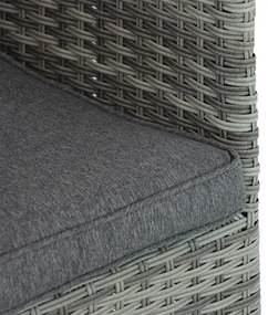 Tuinset 4 personen 85 cm Wicker Grijs Domani Furniture Miami/Venustas