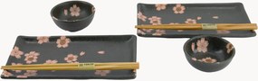 Porseleinen sushiset Sakura, 2 personen, 6-delig