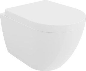 Mexen Lena wc-pot met traagvallende harde zitting, wit glans - 30298000