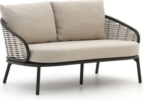 Loungebank Tuin Apple Bee | Aluminium | 2 personen | Tuinbank Beige | 145cm | Incl. kussens | Kees Smit Tuinmeubelen