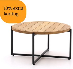 + 10% kassakorting | Loungetafel Apple Bee | Rond | Tuintafel Teakhout | Ø74cm | Kees Smit Tuinmeubelen