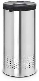 Brabantia Wasbox - 35 liter - kunststof deksel - uitneembare waszak - matt steel 103469