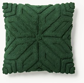 Katoenen kussenhoes Nira met winters motief