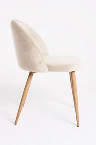 Set 4 fluwelen Vint Stoelen