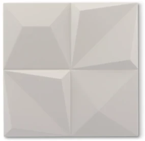 3D Wandtegel 30x30 Cm Emporia Mat Wit RBT108